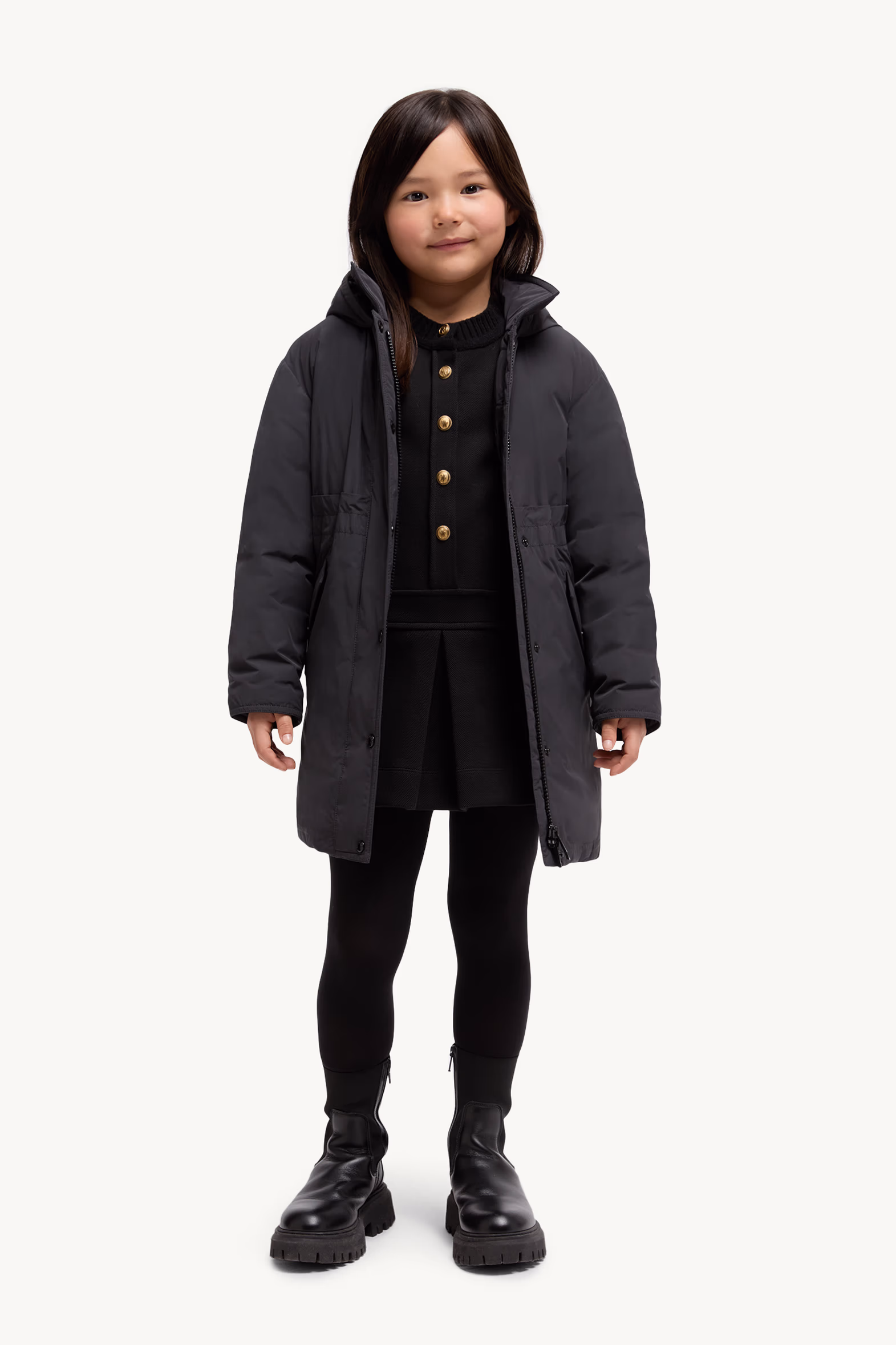 Parka Coleen Fille Noir Moncler 2
